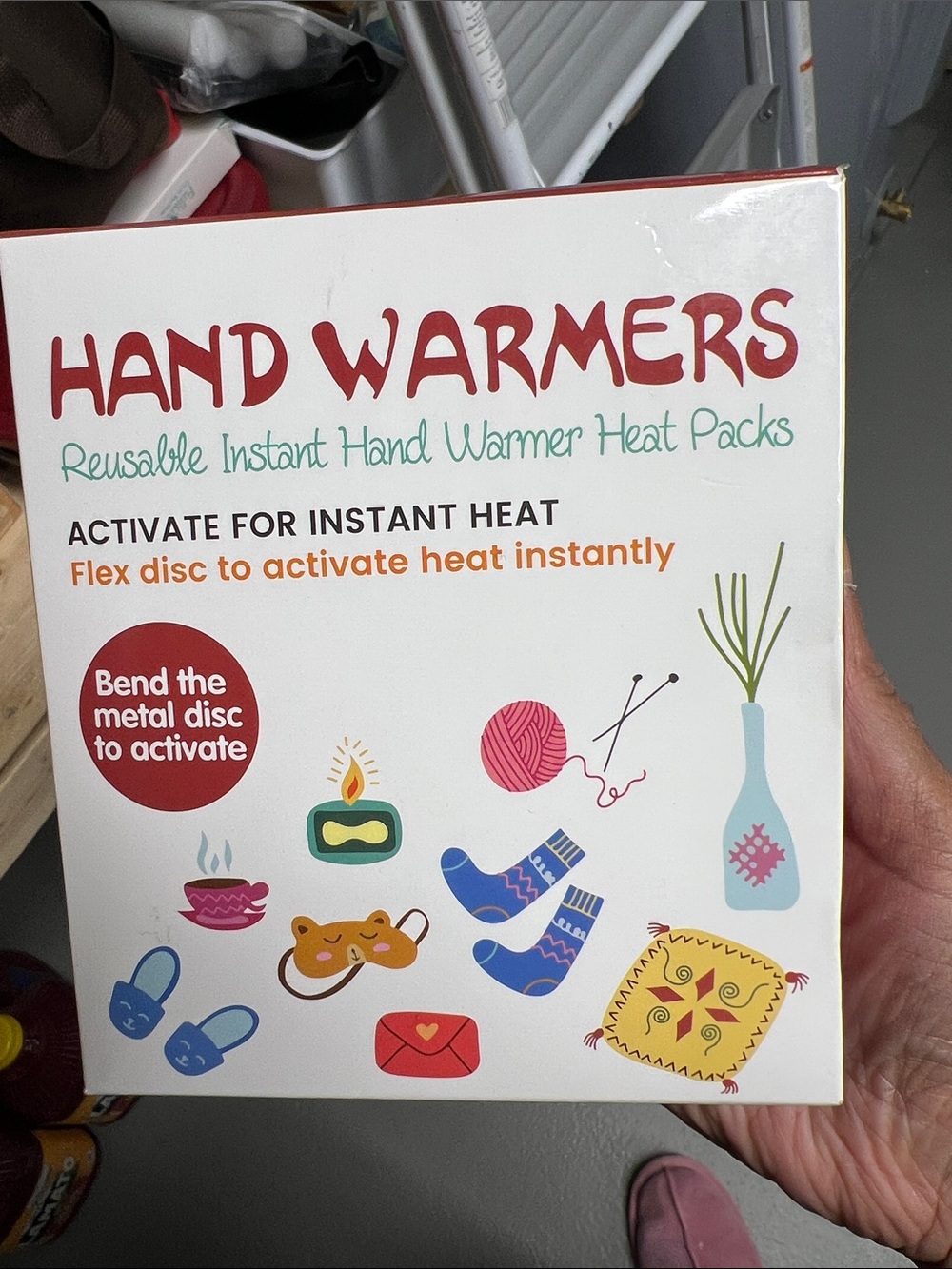 removable hand warmer